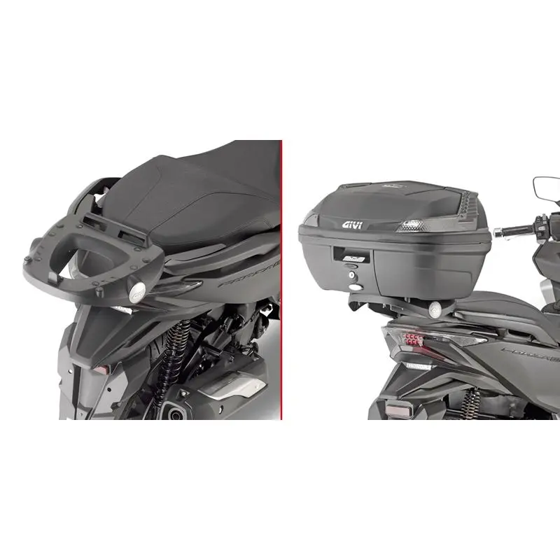 Support top case moto Givi Monokey ou Monolock Honda Forza 125 - 300 (15 – 18)