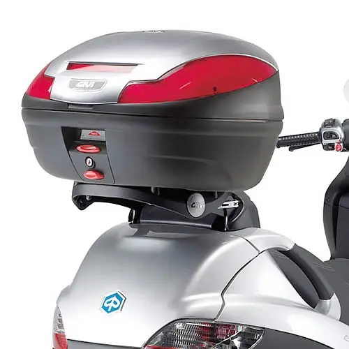Halter Top Case Scooter Givi 400 (11) - Support top case Givi Monolock Piaggio MP3 Touring 300