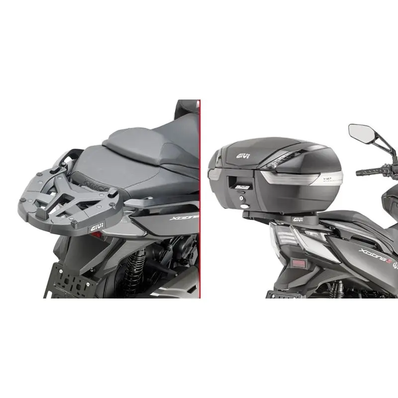 Halter Top Case Scooter Givi Monokey ou Monolock Kymco Xciting S400I (18 à 20)