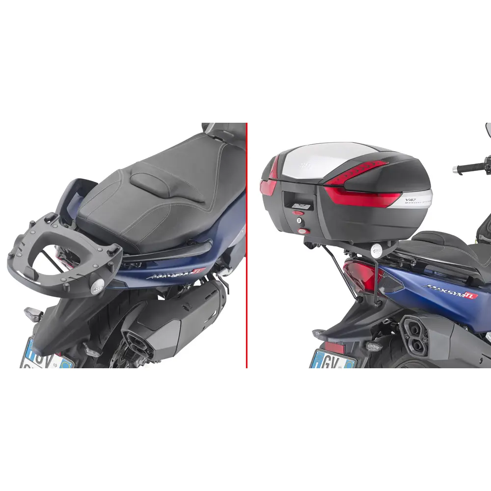Halter Top Case Scooter Givi Monokey ou Monolock Sym Maxsym TL 500 (20)