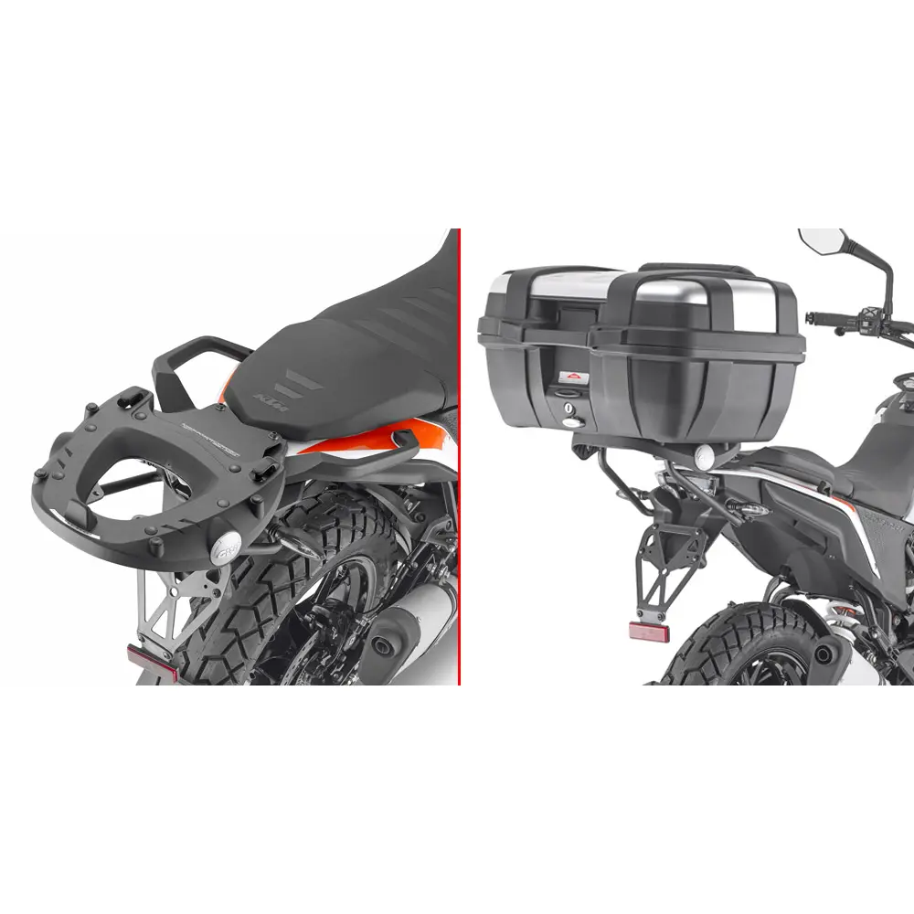 Motorrad-Topcase-Halterung Givi Monokey ou Monolock Ktm 390 Adventure (20)