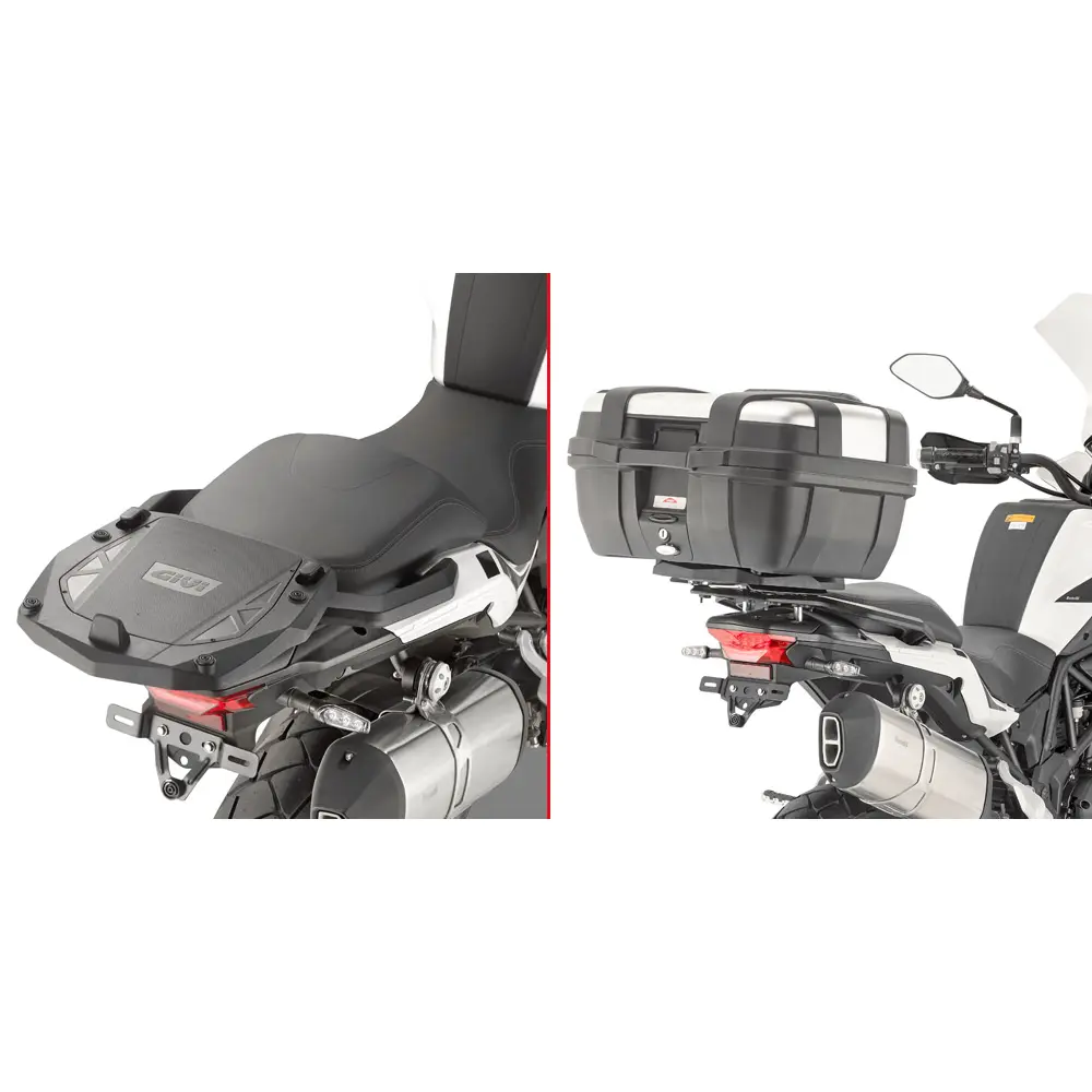Motorrad-Topcase-Halterung Givi Monokey ou Monolock Benelli TRK 502 X (20)