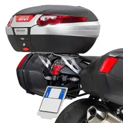 Halter Top Case Motorrad Alu Givi Monokey Bmw K 1200 R (05 à 08)/K 1300 R (09 à 16)