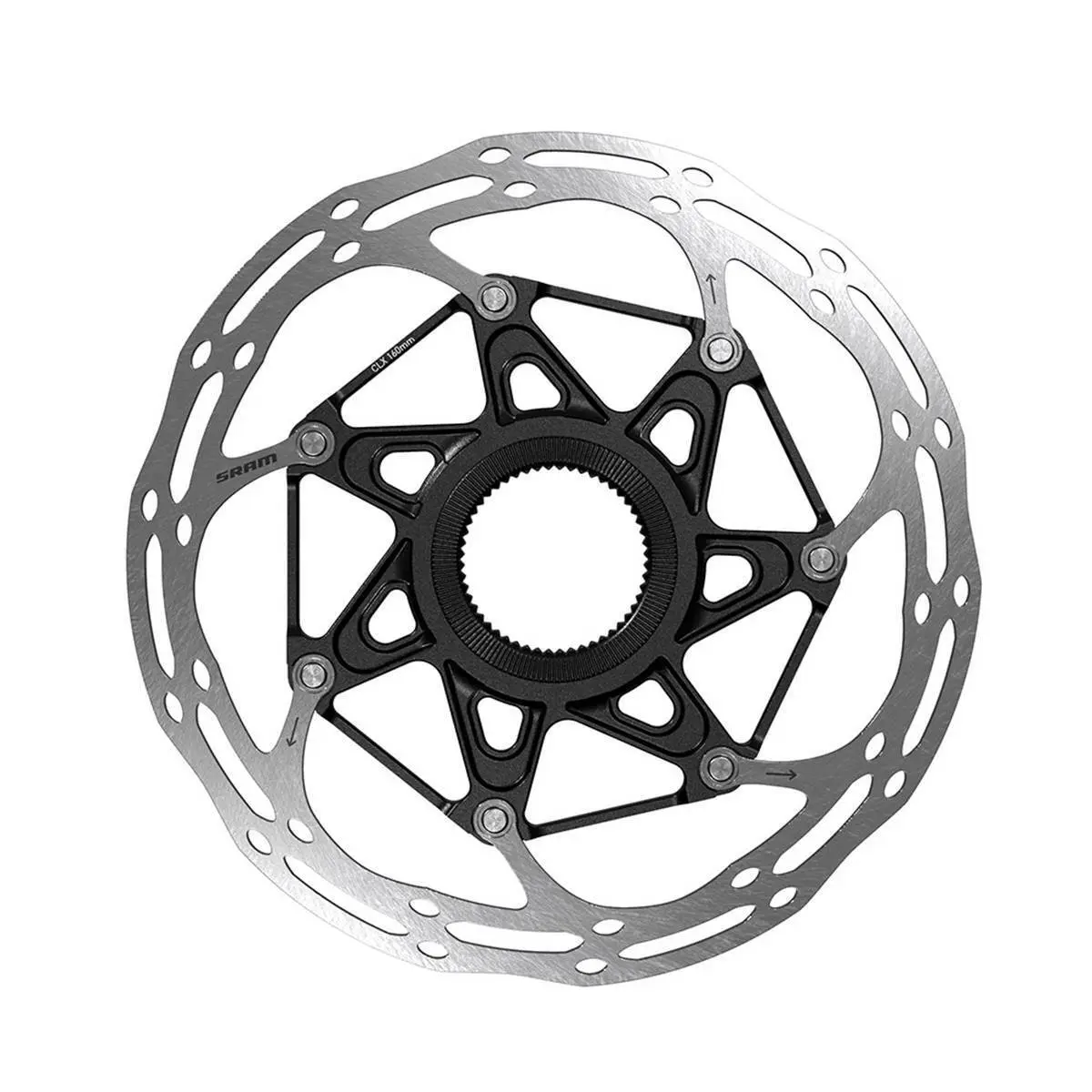 Dischi Sram Rotor Centerline 2P Centerlock 140Mm Black Rounded