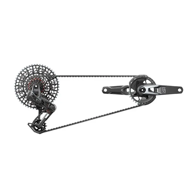 Vollständige Gruppe Sram XO T-TYPE Eagle V2 AXS WIDE DUB DM 175 MM 32D (10-52)