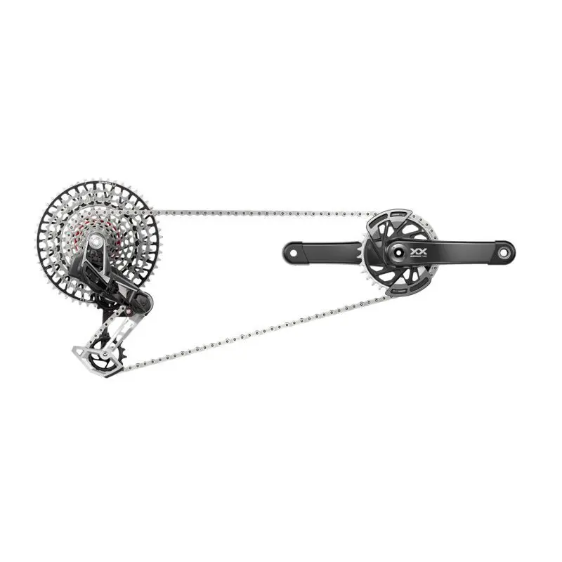 Vollständige Gruppe Sram XX T-TYPE Eagle AXS WIDE DUB DM 175 MM 32D (10-52)