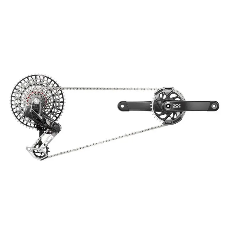 Komplettset mit Leistungsmesser Sram XX T-TYPE Eagle AXS DUB DM