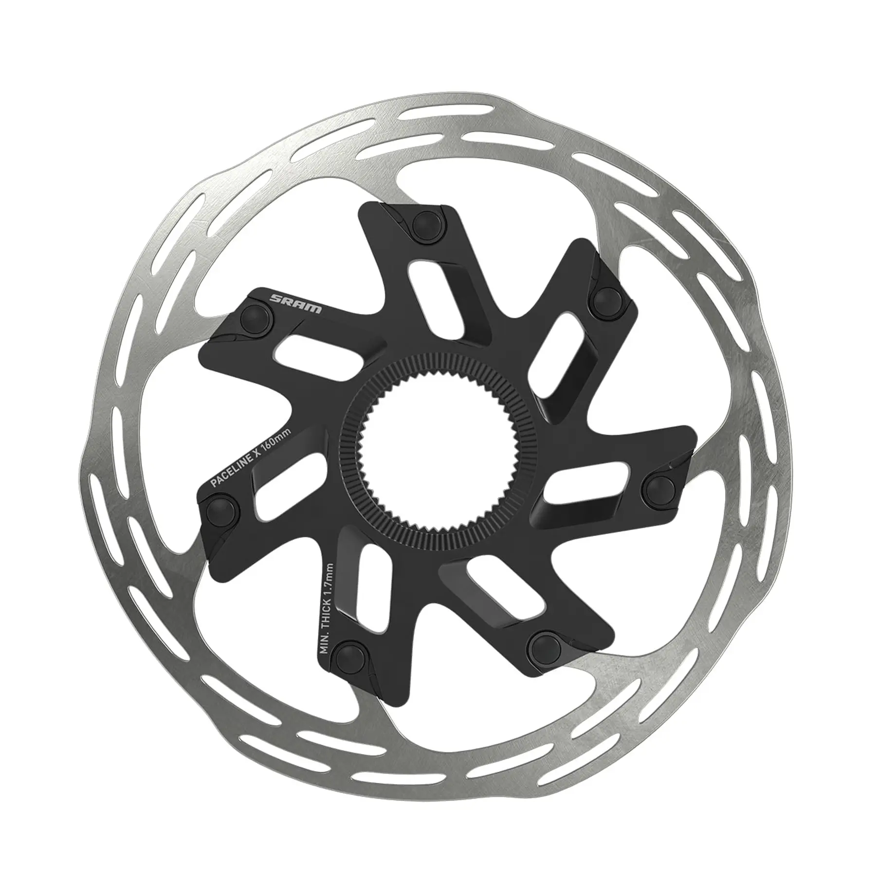 Abgerundete Bremsscheibe gravel 2p Sram Paceline X