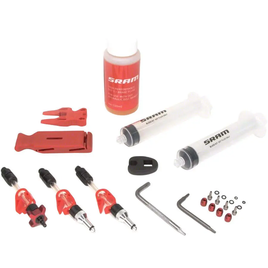 Velo Store - UK SRAM Standard brake bleeding kit with fluid Sram DOT 5.1 | Extra 10% off with Subscription, Postage £16.79 to UK Fedex.