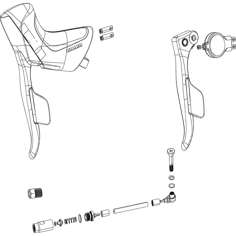 Leva del freno idraulico-connettore di sicurezza Sram Rival Etap AXS Stealth-A Majig
