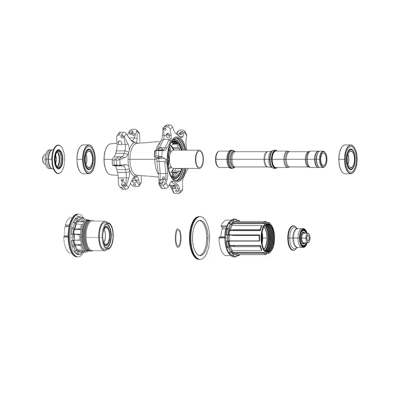 Lagersatz für Vorder-/Hinterradnaben Sram Zipp Zr1