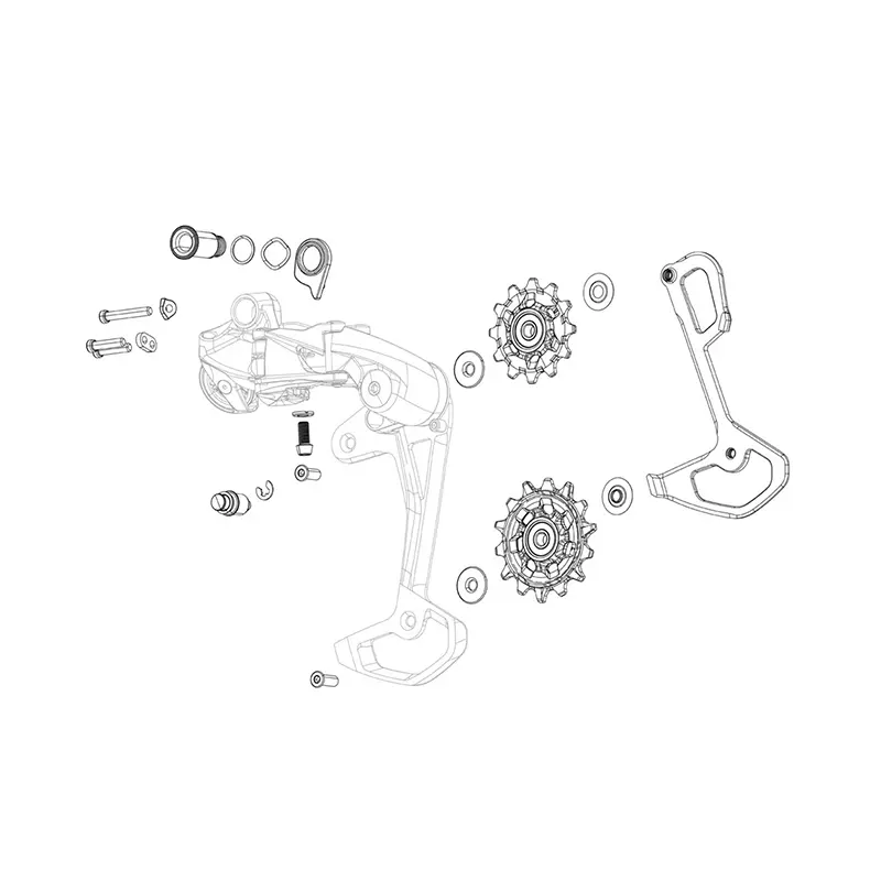 Velo Store - UK SRAM Rear derailleur mounting screw/tightener kit Sram NX | Extra 10% off with Subscription, Postage £16.79 to UK Fedex.