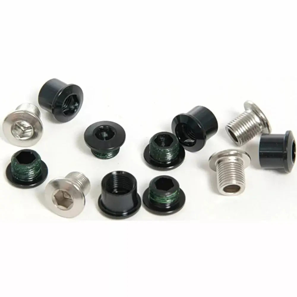 Schraube Sram KIT VISSERIE PLATEAU 4X3M8.5X7/M8.5X5 ALU NOIR/M8 STEEL SLV TRIPLE [[