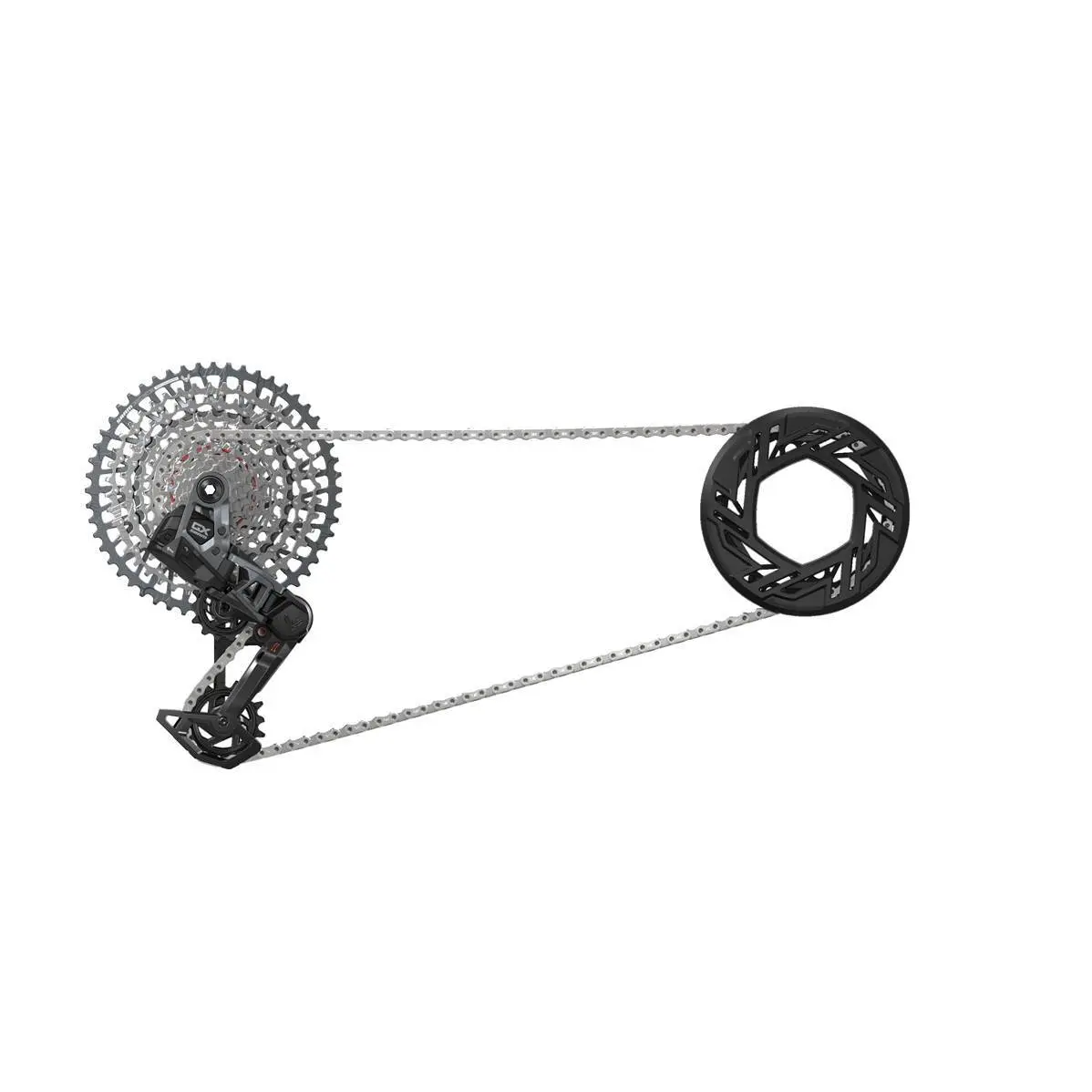 Image of Kassettenübertragung Sram Groupe E-Mtb Gx 104Bcd Axs T-Type Clip-On 10/52