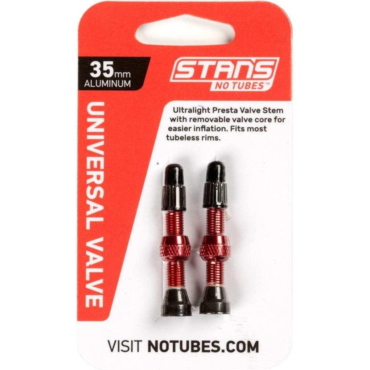 Velo Store - UK Aluminium rim valve Stans Universal, Presta (x2) | Extra 10% off with Subscription, Postage £16.79 to UK Fedex.
