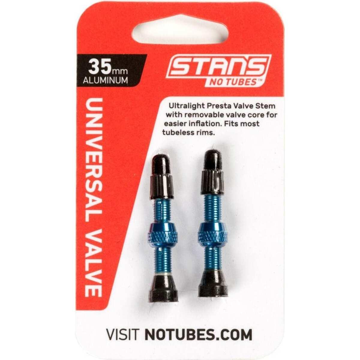 Velo Store - UK Aluminium rim valve Stans Universal, Presta (x2) | Extra 10% off with Subscription, Postage £16.79 to UK Fedex.
