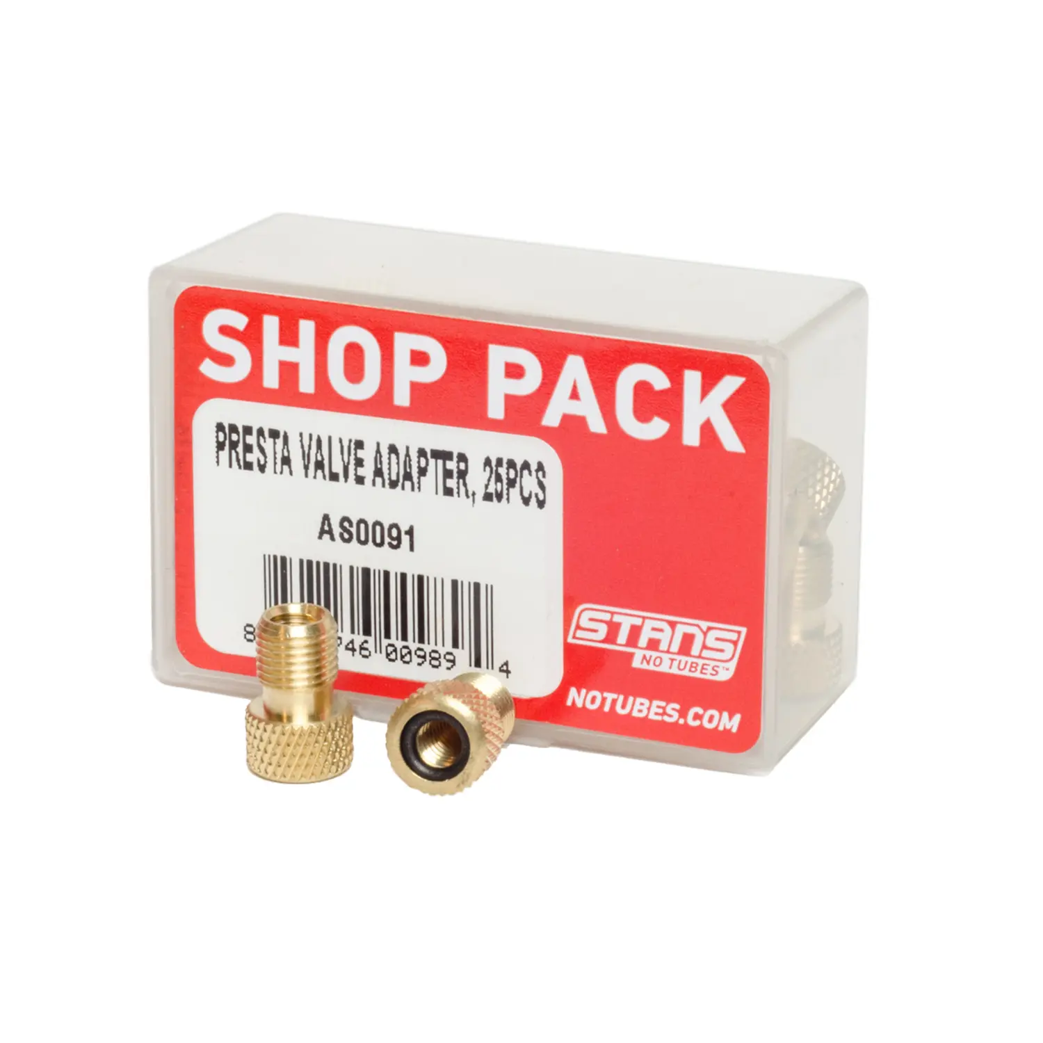 Velo Store - UK Valve adapter Stans Presta (x25) | Extra 10% off with Subscription, Postage £16.79 to UK Fedex.