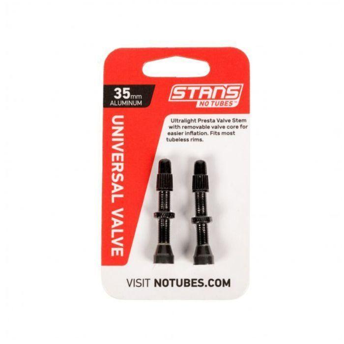 Velo Store - UK Aluminium rim valve Stans Universal, Presta (x2) | Extra 10% off with Subscription, Postage £16.79 to UK Fedex.