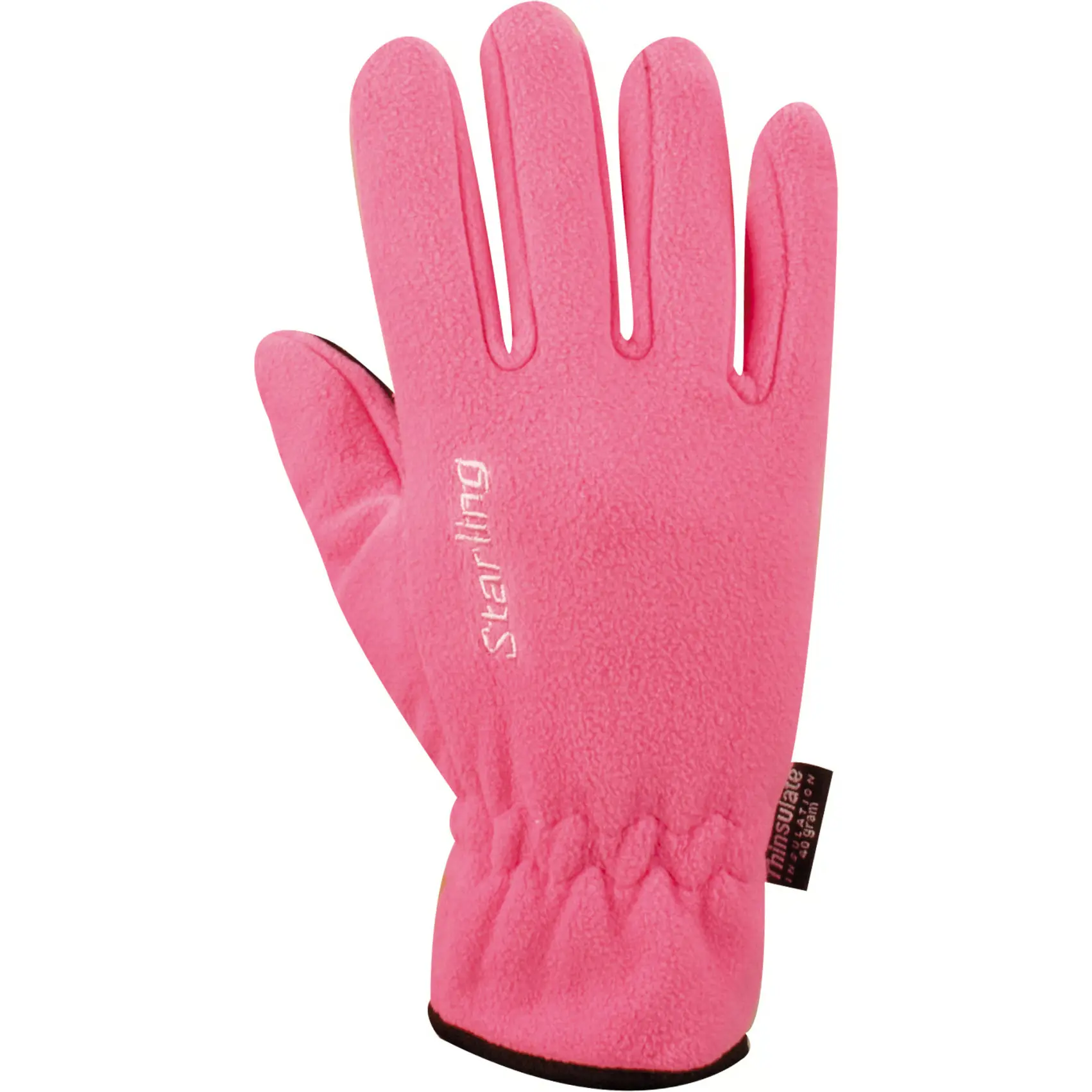 Starling® Unisex Rose Fleece Gloves Snowflake