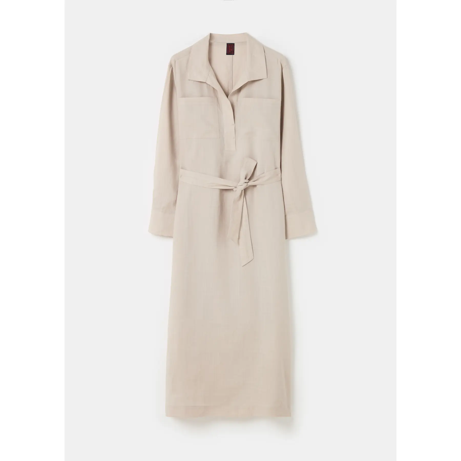 Image of Robe chemise aus Ramie Damen Stefanel