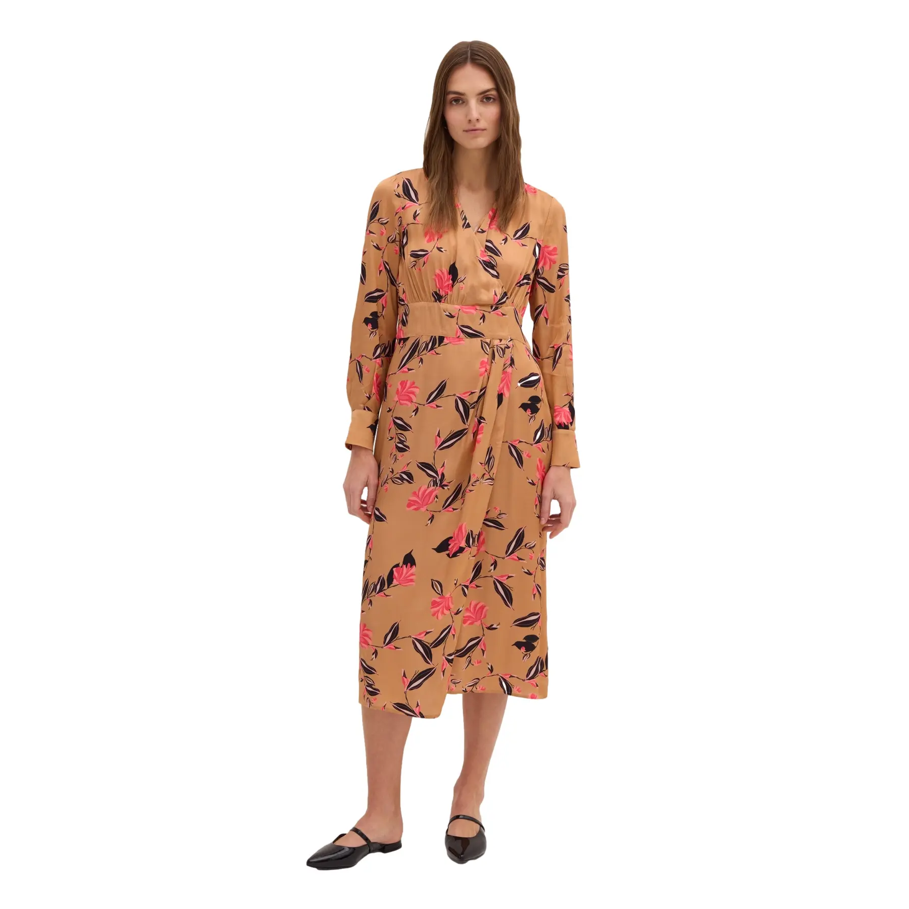 Robe lunga in satin donna  Floral