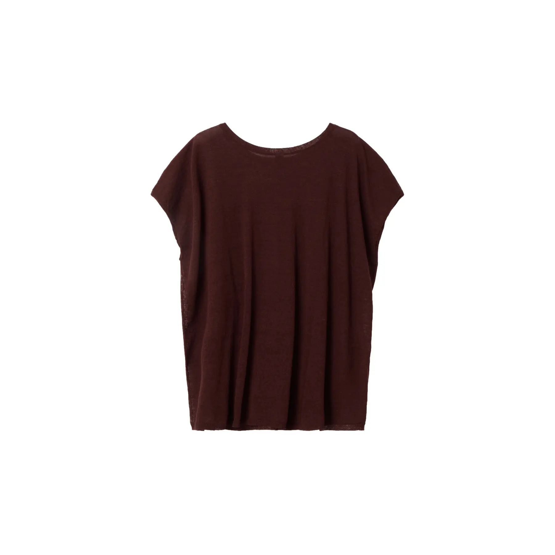 Blusa misto con cordino donna
