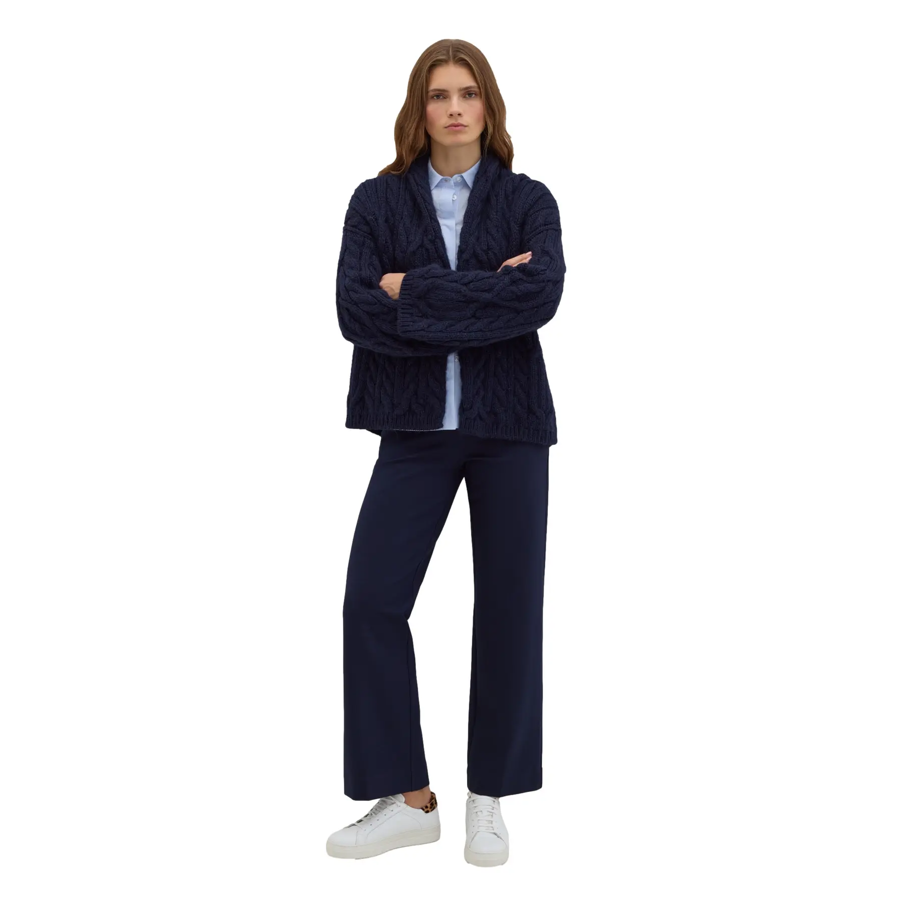 Gerade geschnittene Hose Damen Stefanel