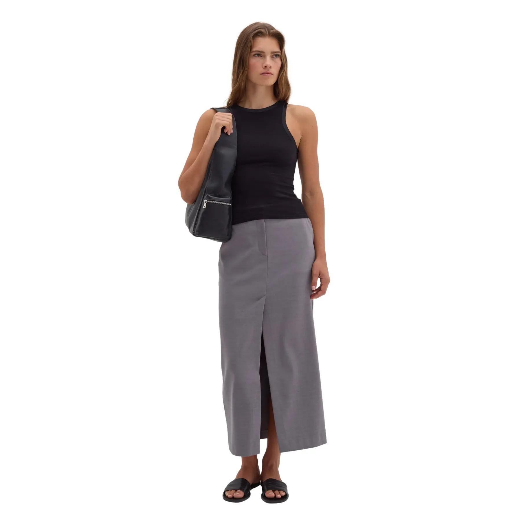 Gonna a tubino lunga donna