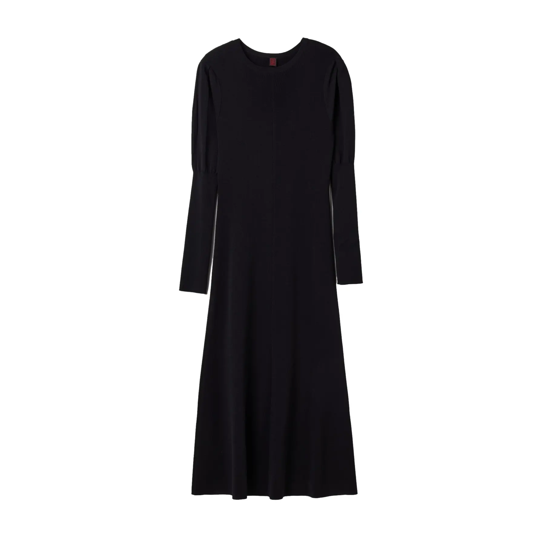 Abito lungo in maglia a coste donna