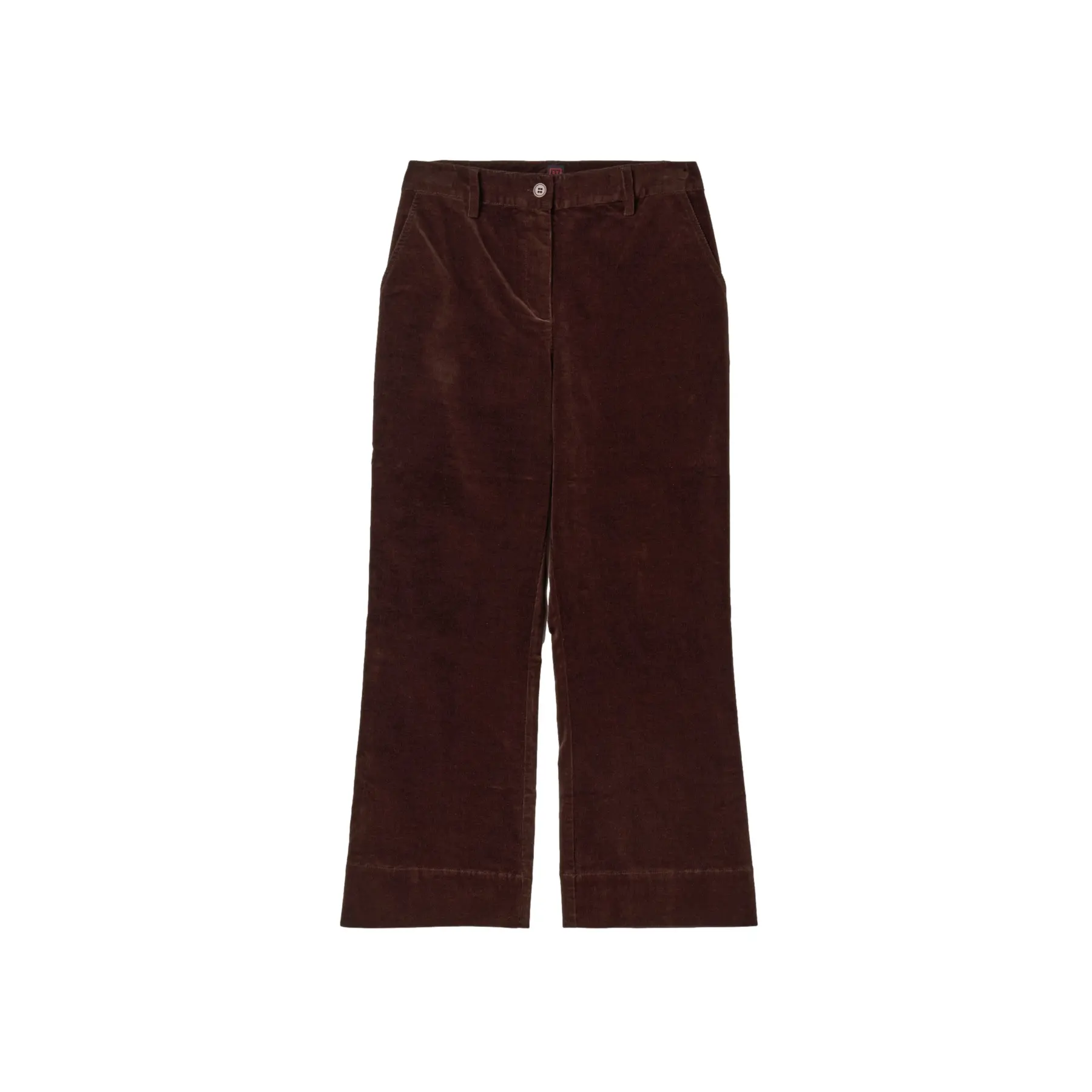 Velvet trousers for women Stefanel Flare Fit