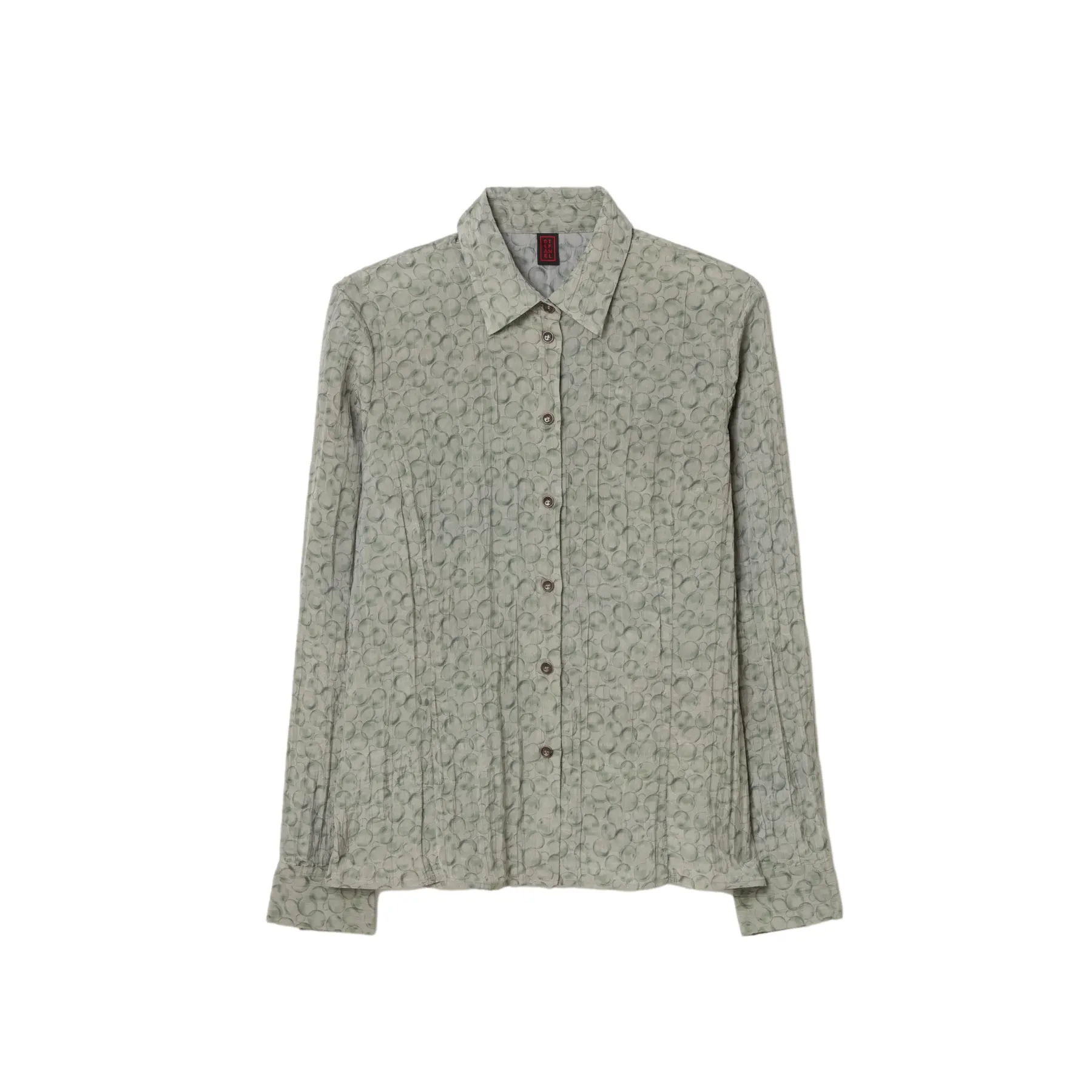 Blusa da donna  Crinkle-Effect