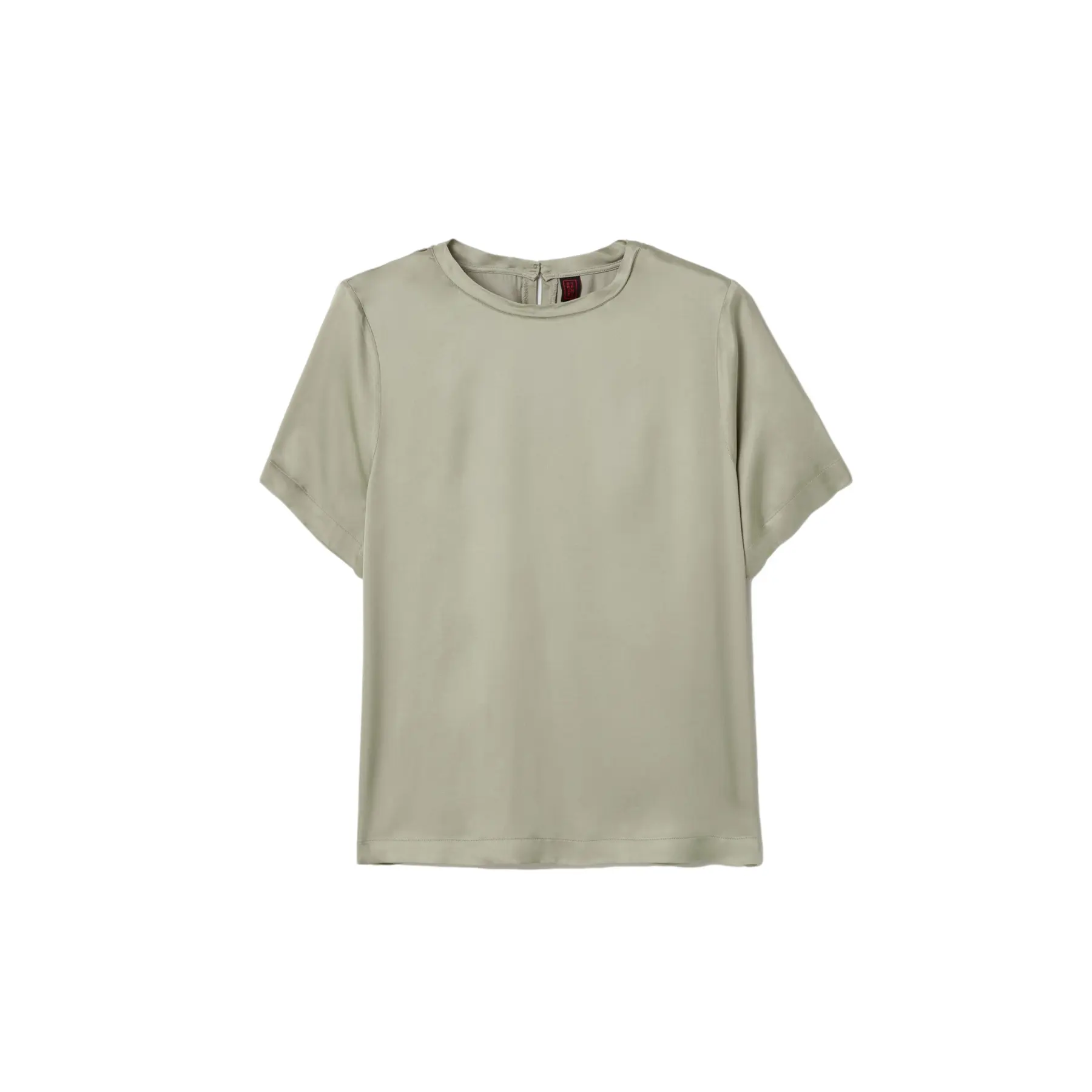 Blusa in satin di viscosa donna