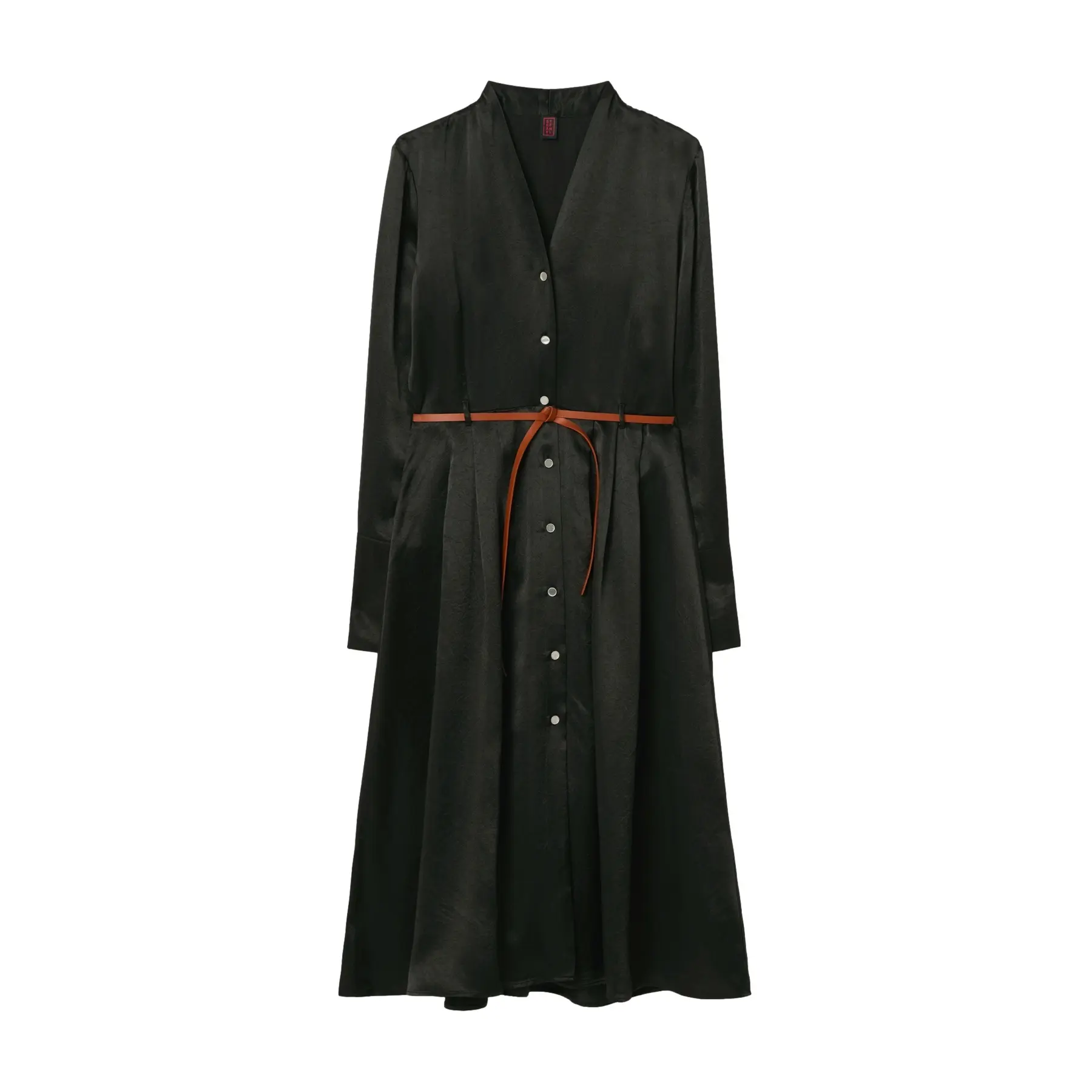 Robe chemise in satin donna