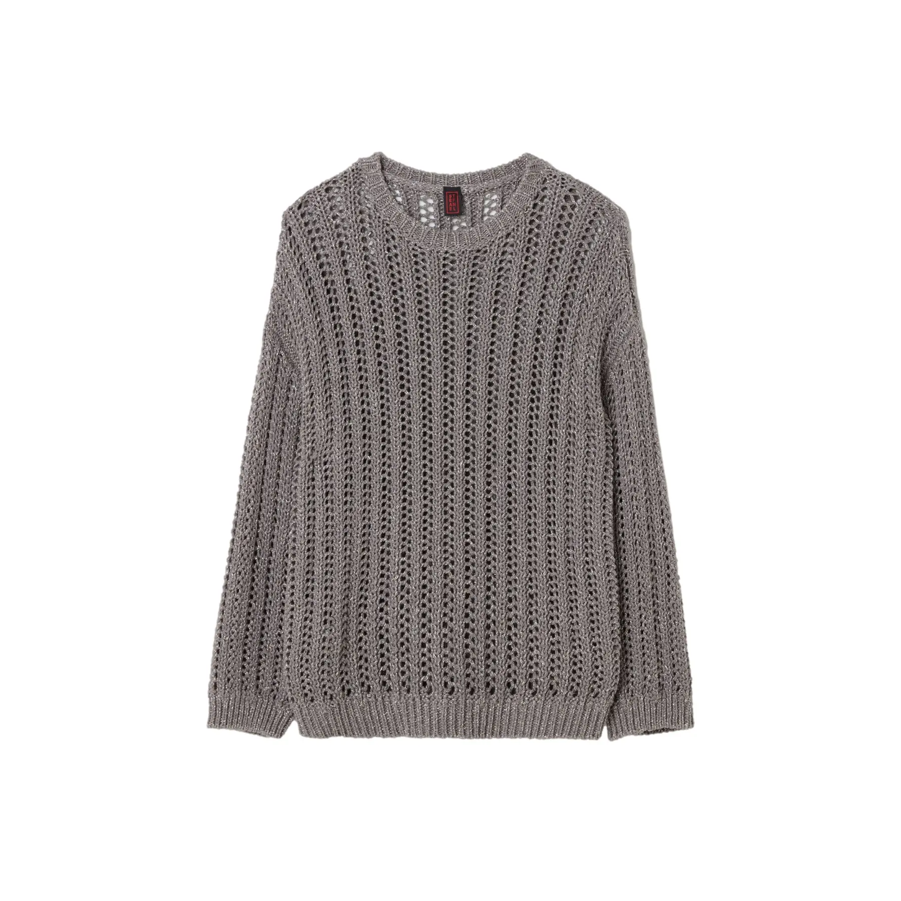 Lurex Jumper Women's Stefanel Openwork
