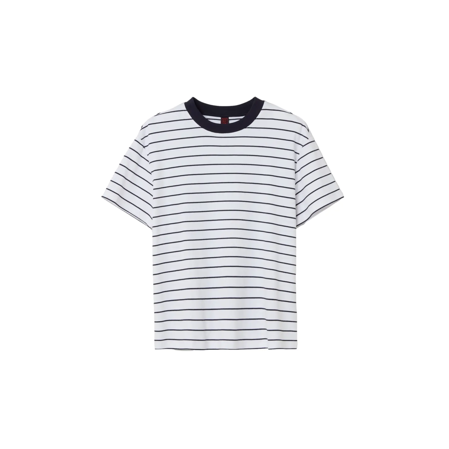 T-shirt da donna  boxy-fit striped