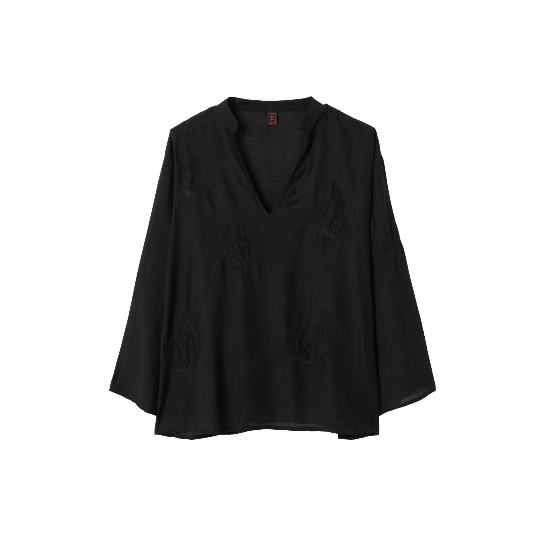 Blusa con ricamo donna