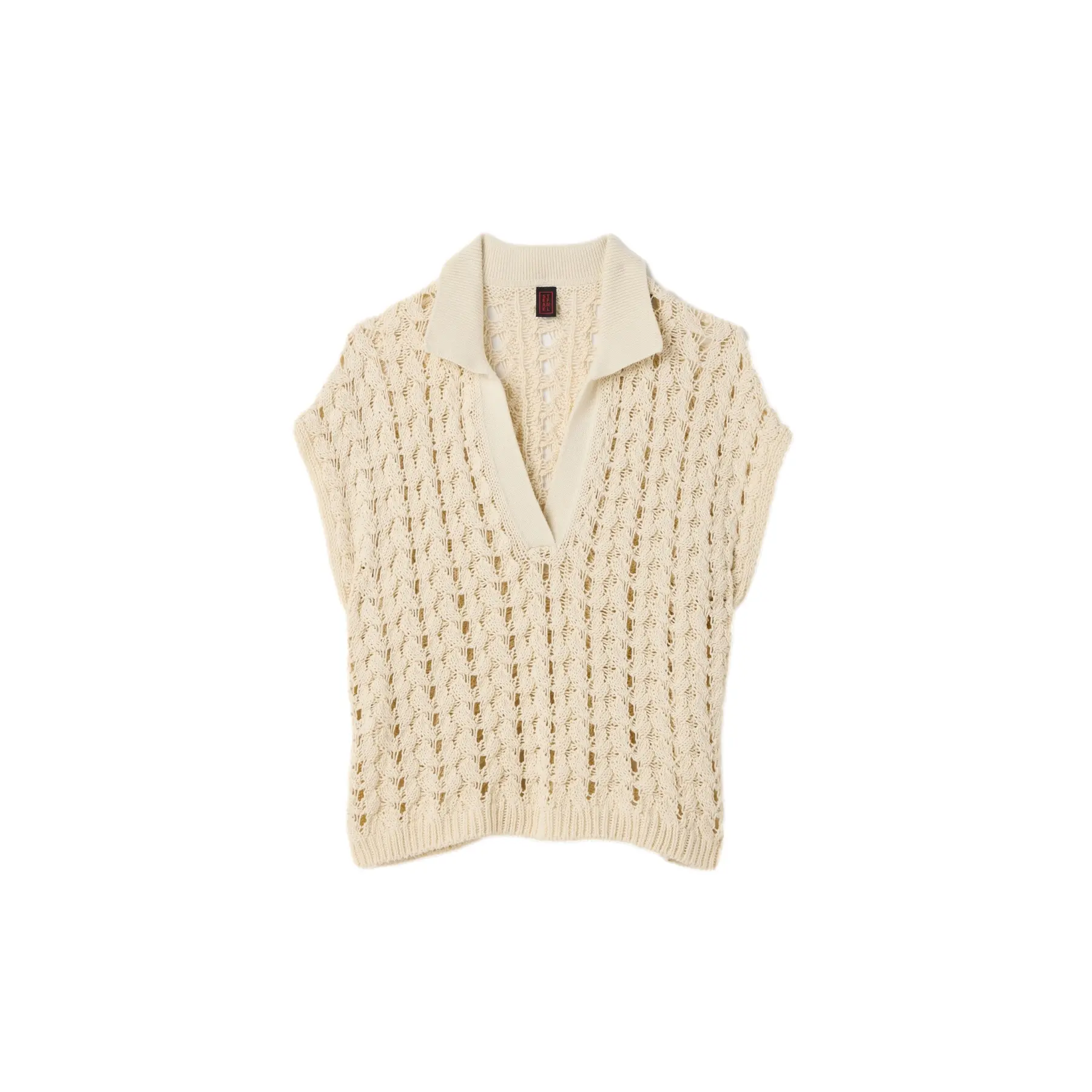 Polo all'uncinetto donna