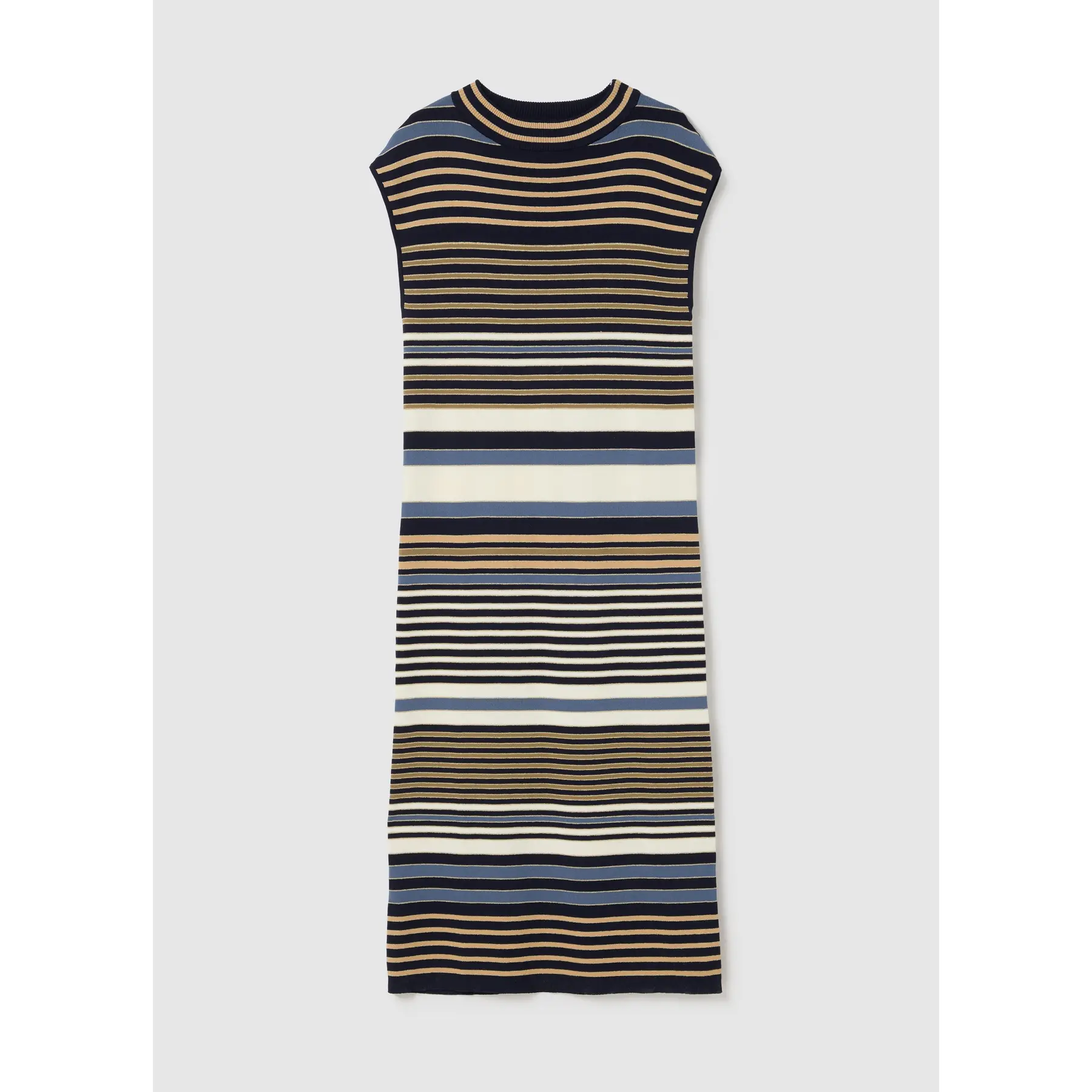 Long Lurex Dress Women Stefanel