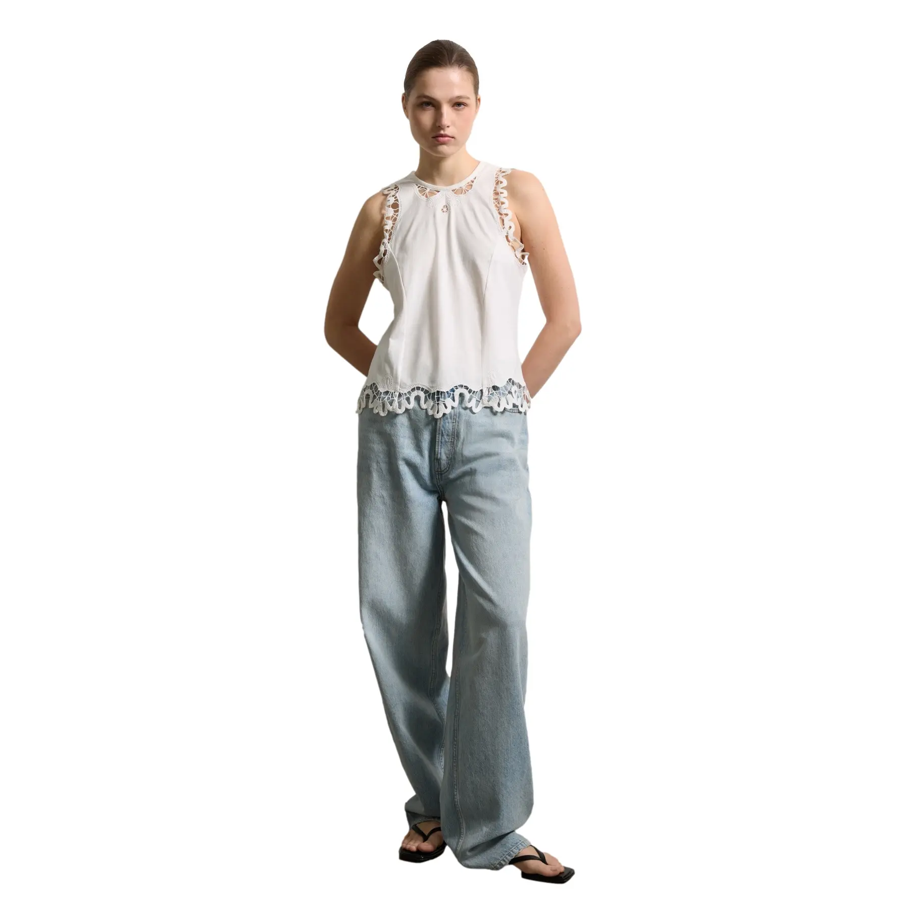 Canottiera da donna in pizzo