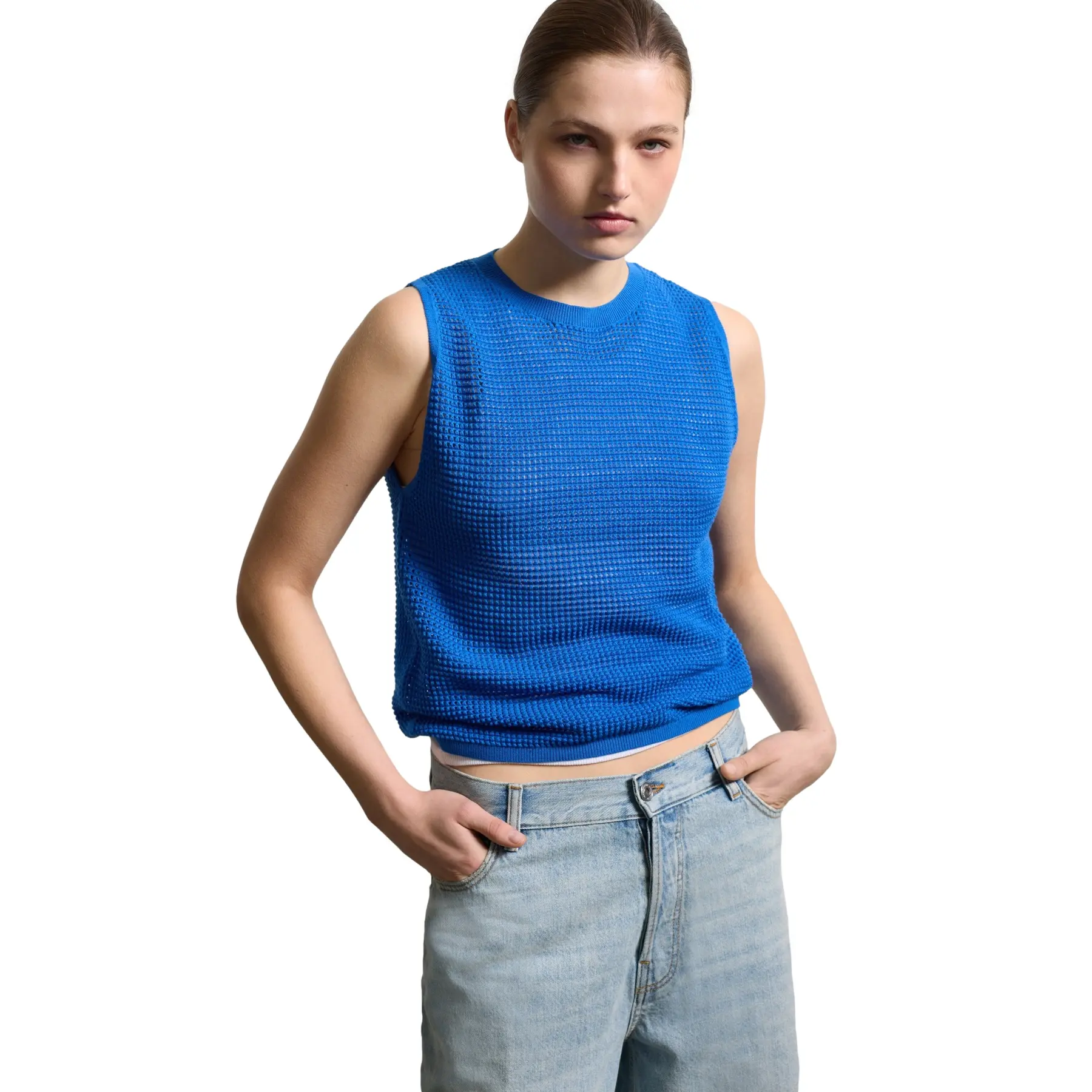 Canotta da donna in maglia