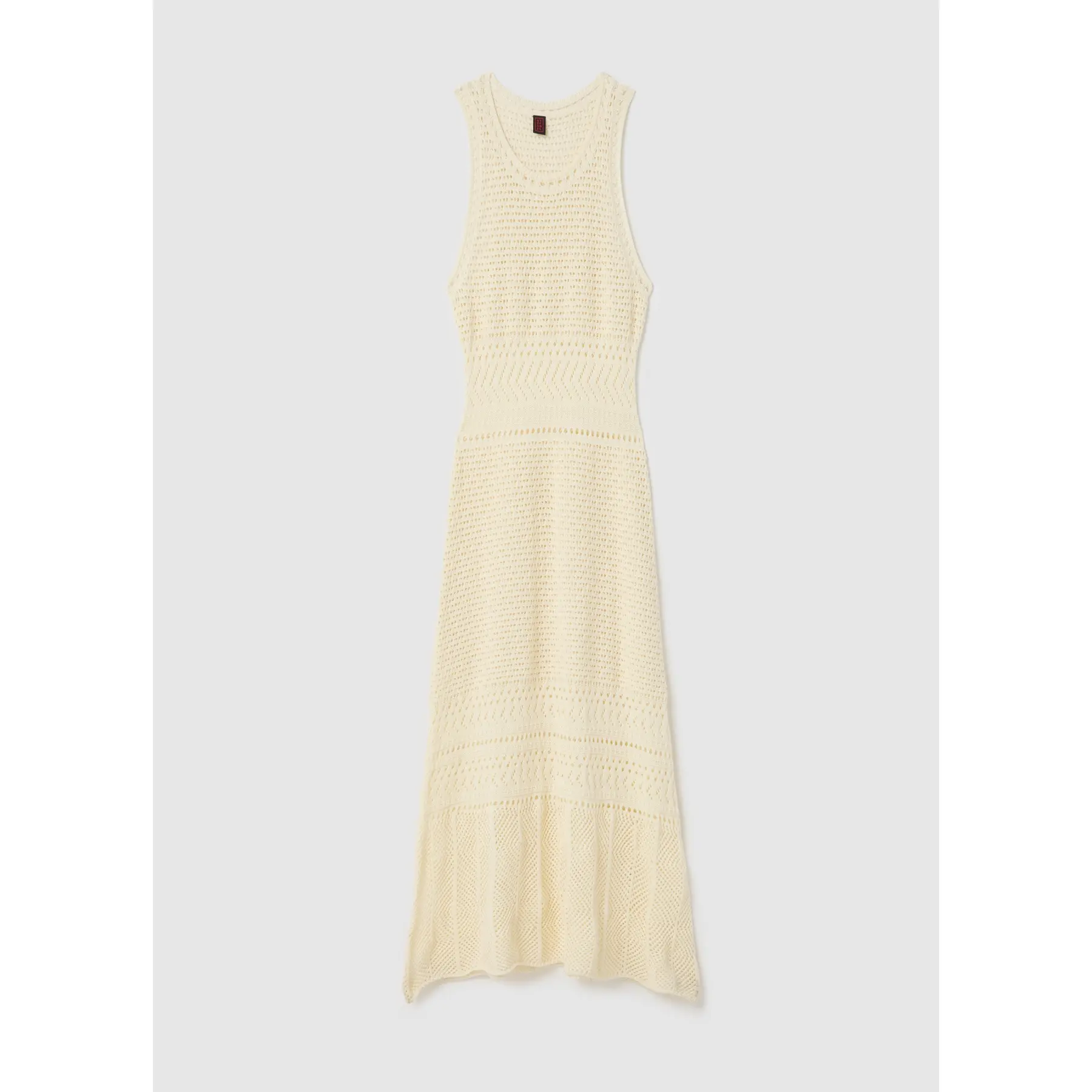 Womenâs Sleeveless Cotton Maxi Dress Stefanel