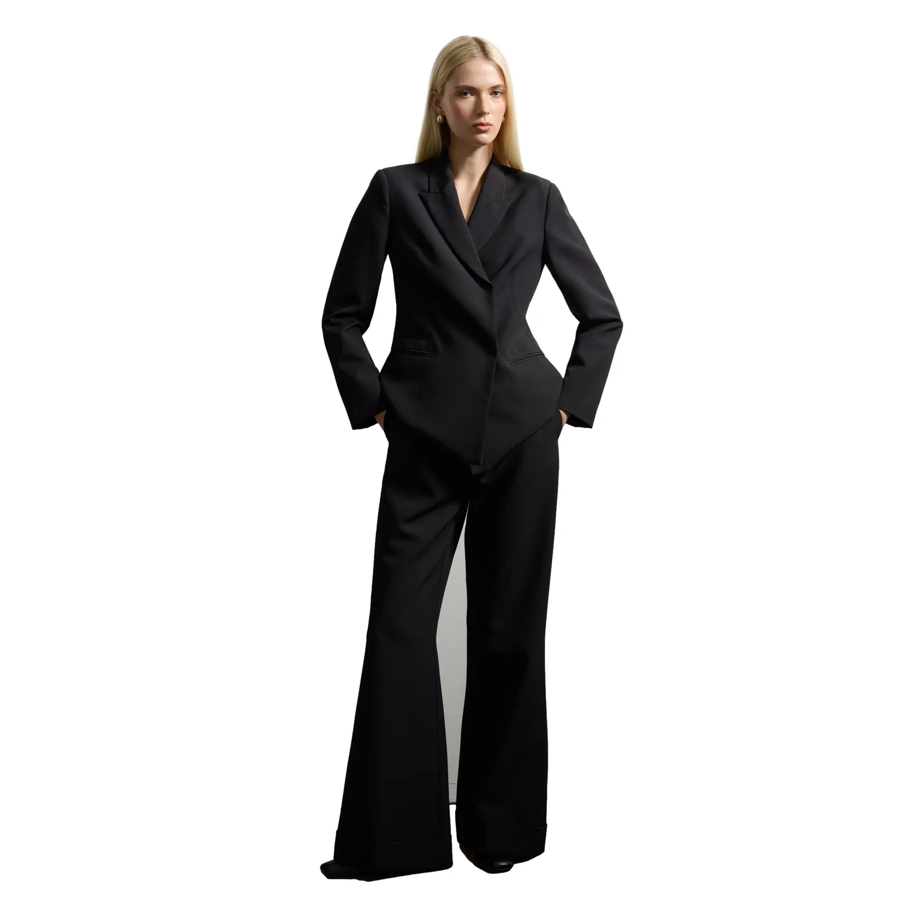 Stefanel Women's Noir Stretch Blazer
