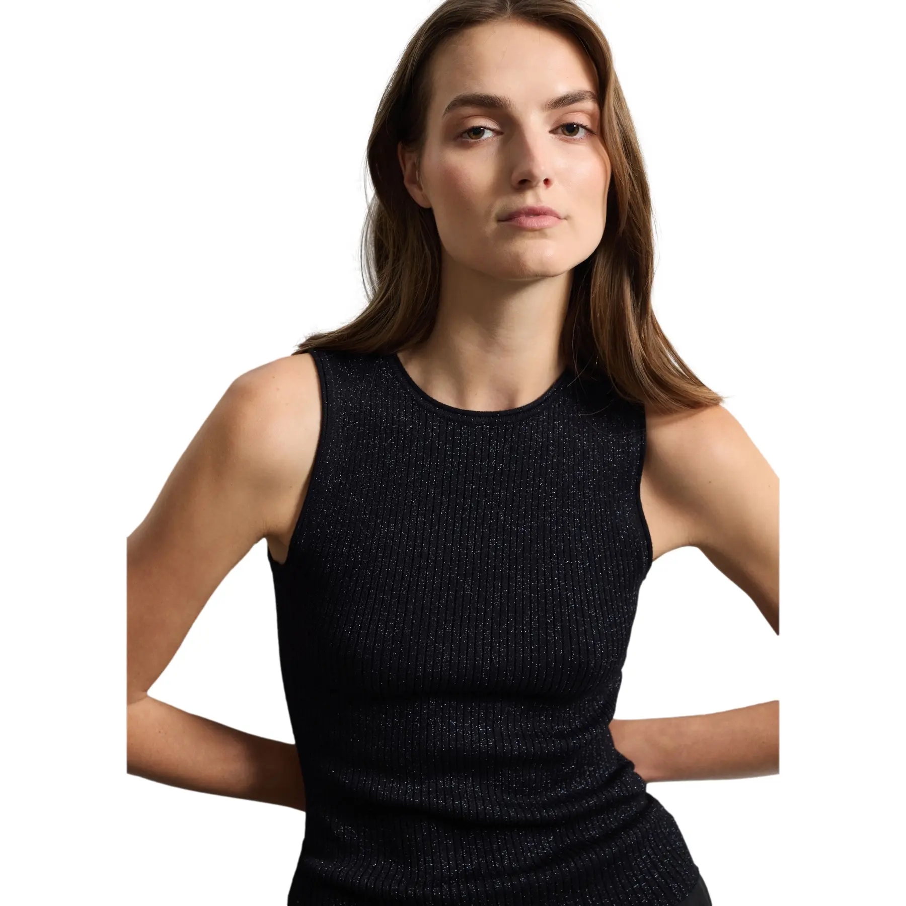 Damen Tanktop mit Lurexfaden Stefanel
