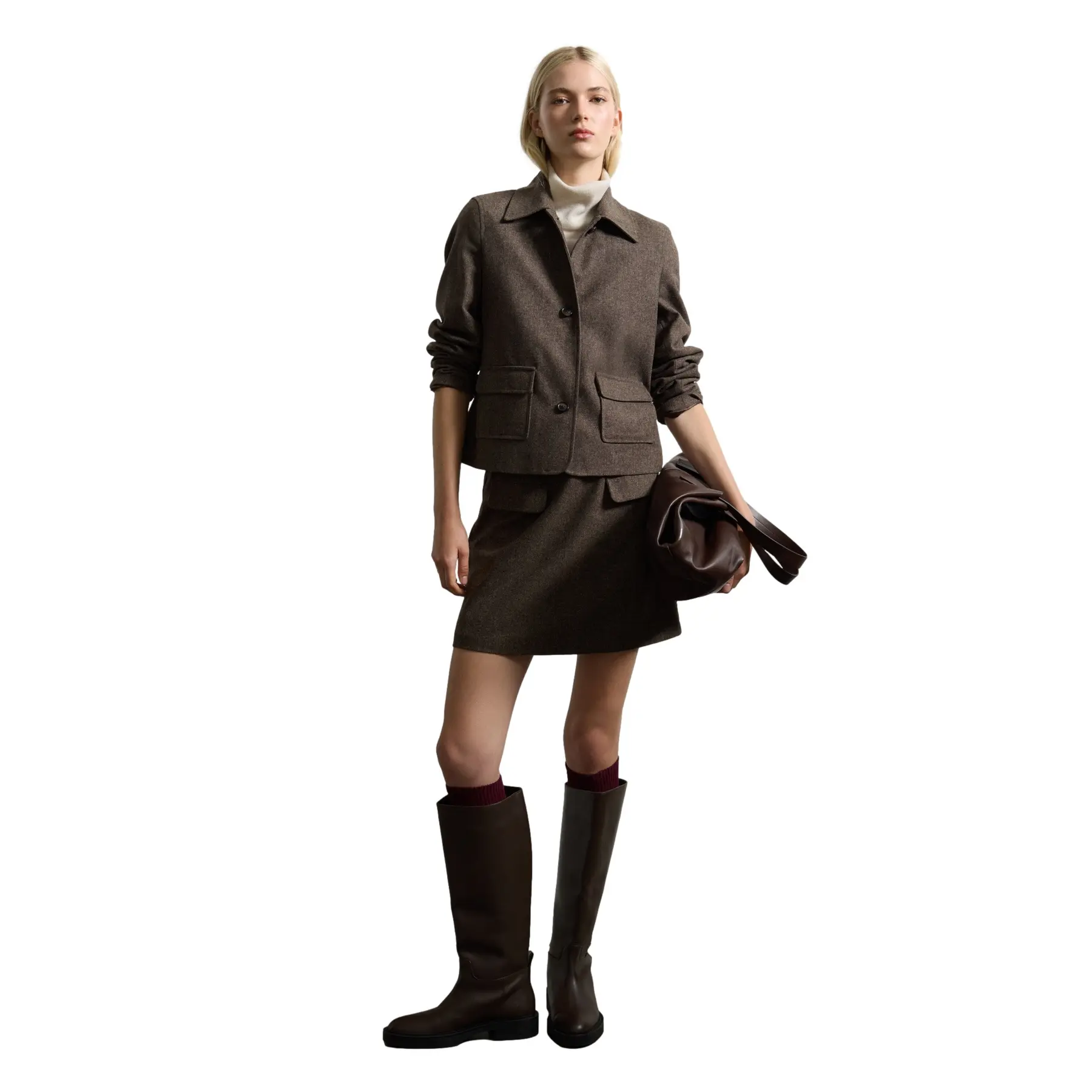 Gonna in tweed da donna