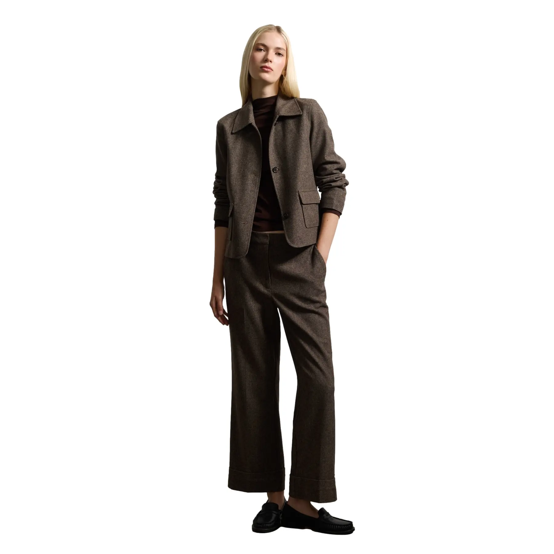 Pantaloni con risvolto donna  Regular Fit