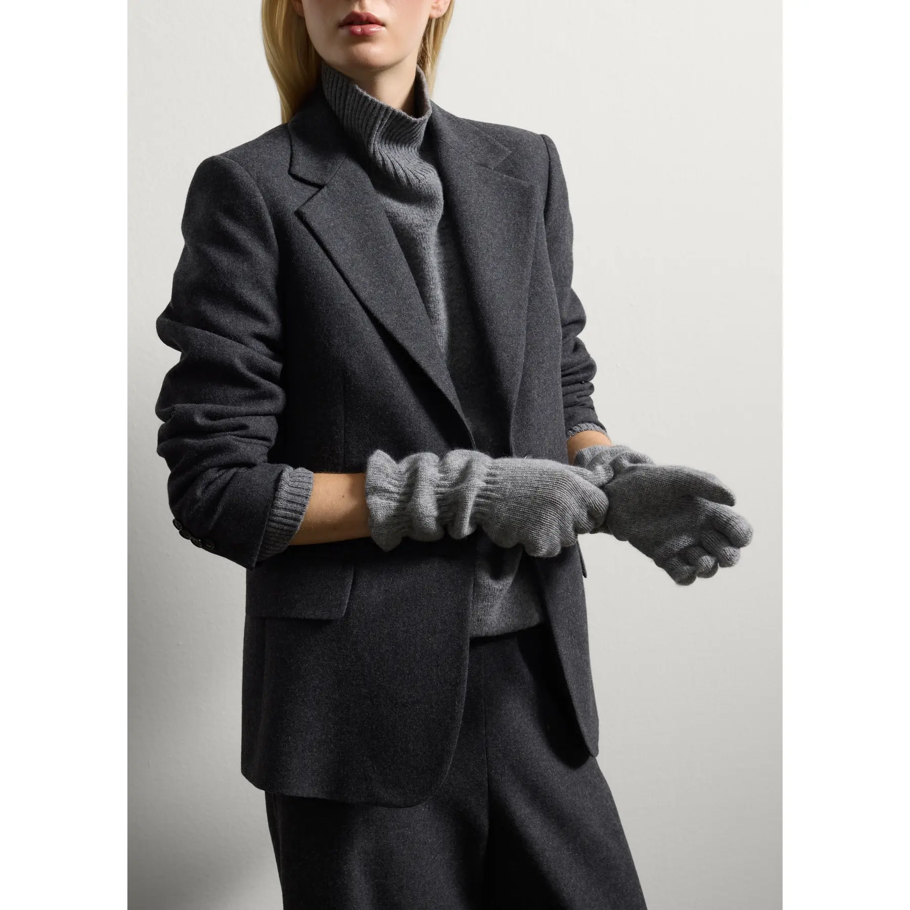 Pure kasjmier handschoenen dames Stefanel