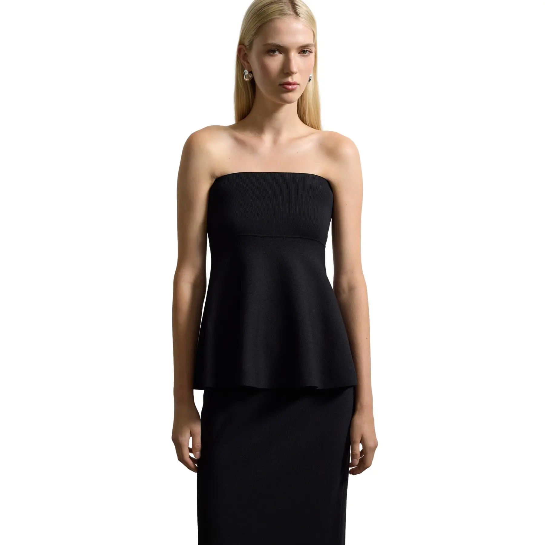 Stefanel Women's Noir Bustier For Regular Fit
