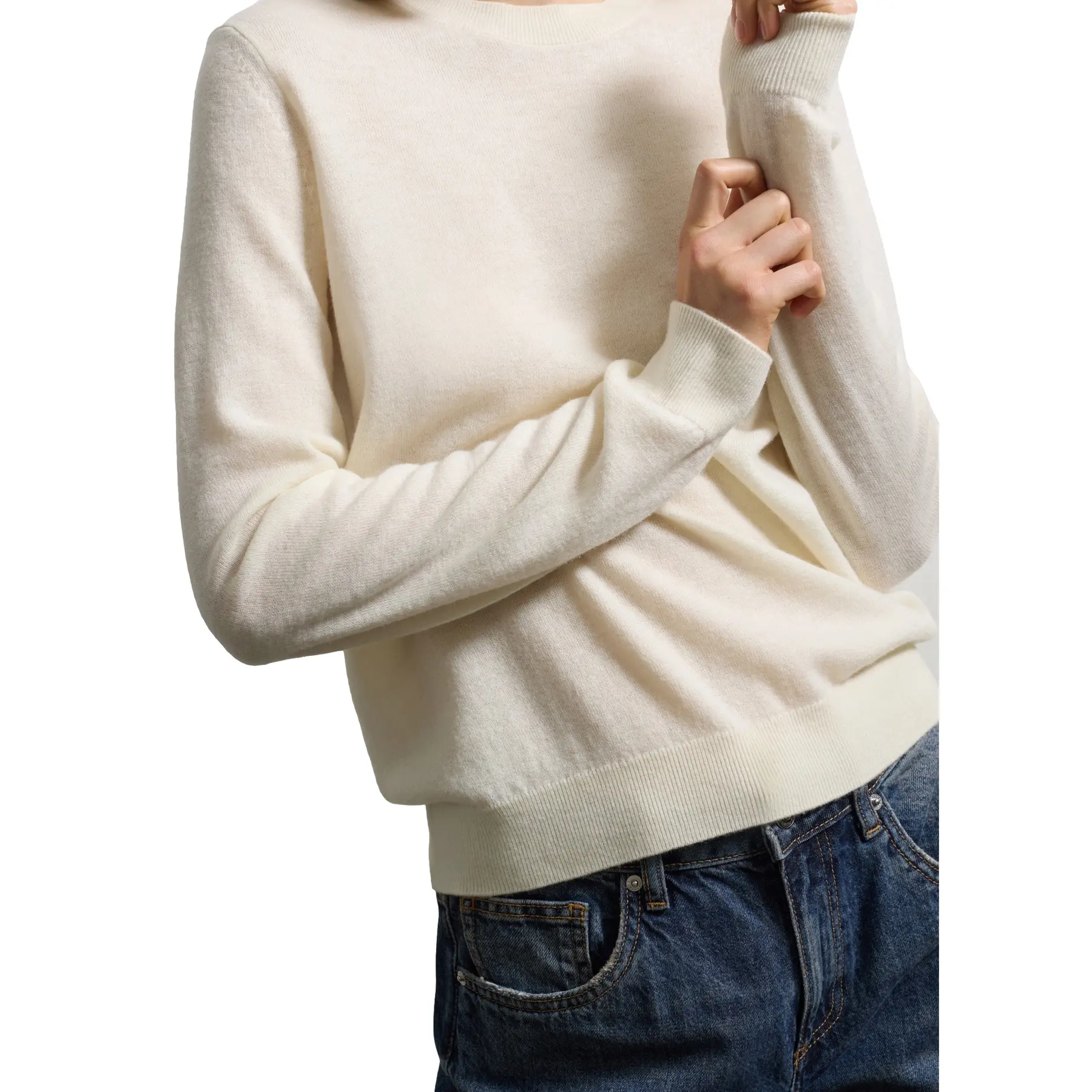Stefanel Women's Marron Wool Jumper For