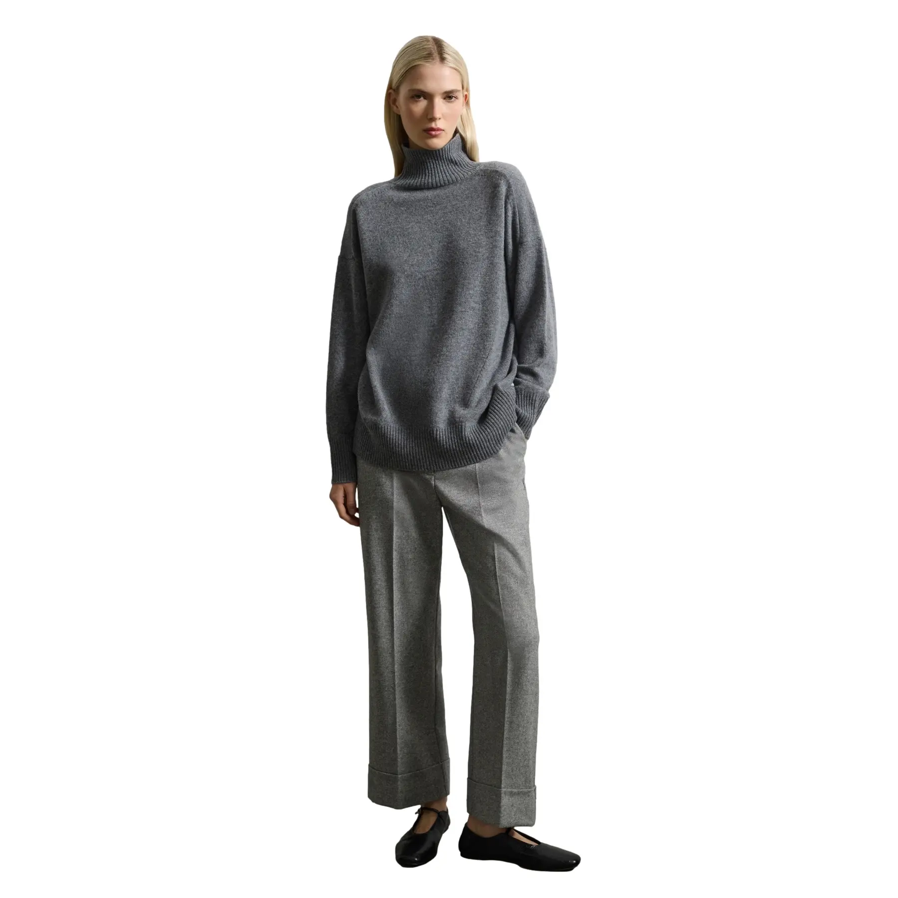 Stefanel Women's Gris Trousers
