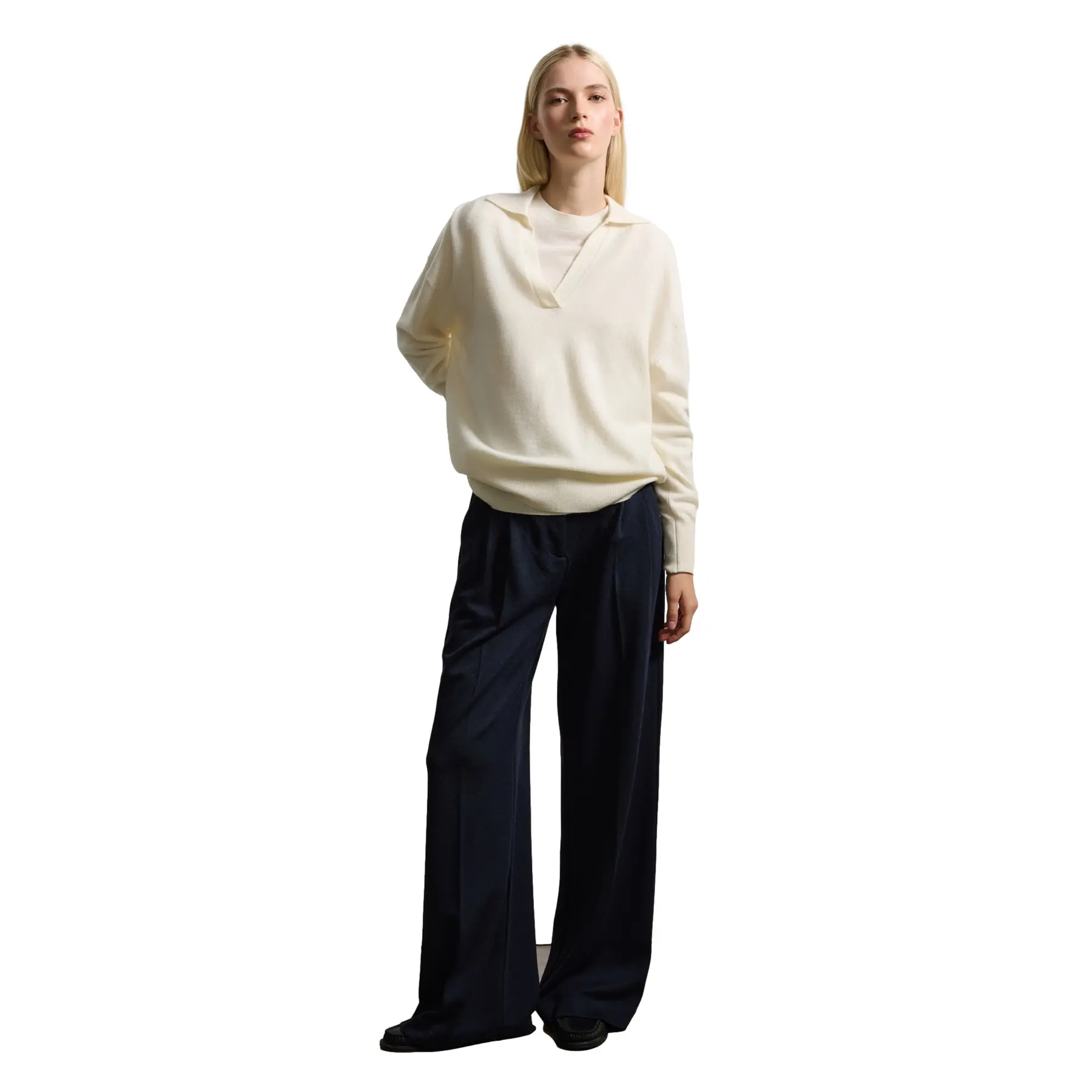 Stefanel Women's Bleu Trousers